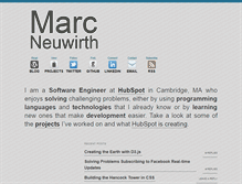 Tablet Screenshot of marcneuwirth.com